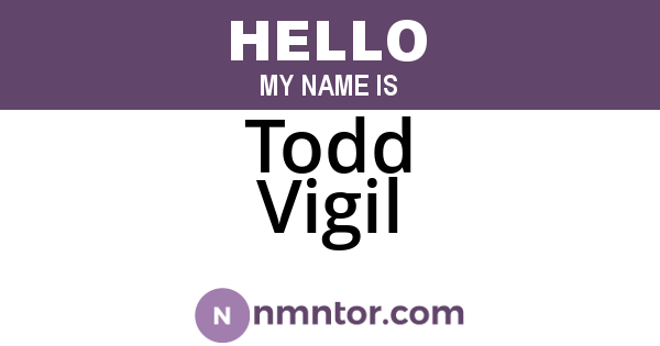 Todd Vigil