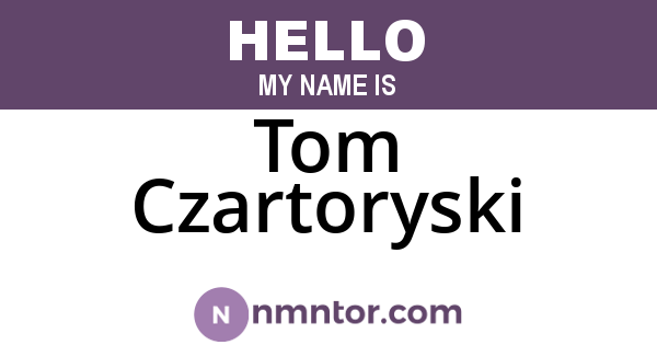 Tom Czartoryski