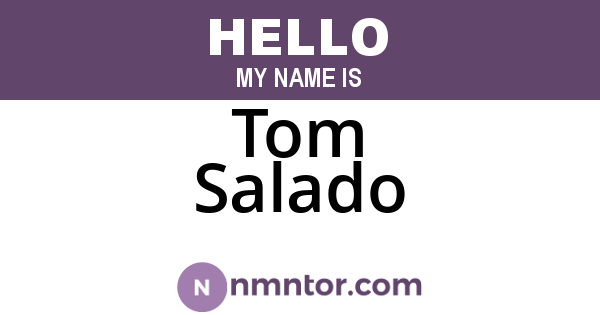 Tom Salado