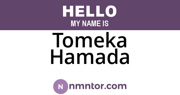 Tomeka Hamada