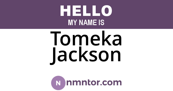 Tomeka Jackson
