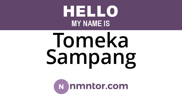 Tomeka Sampang