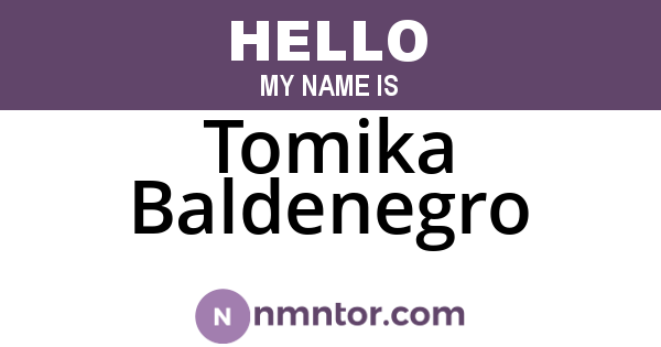 Tomika Baldenegro