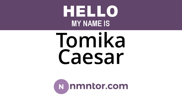 Tomika Caesar