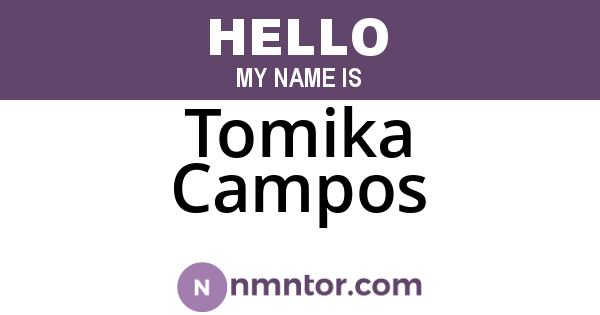 Tomika Campos