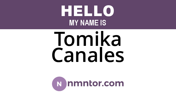 Tomika Canales