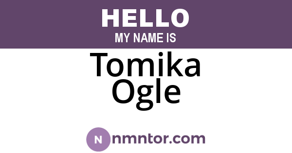 Tomika Ogle