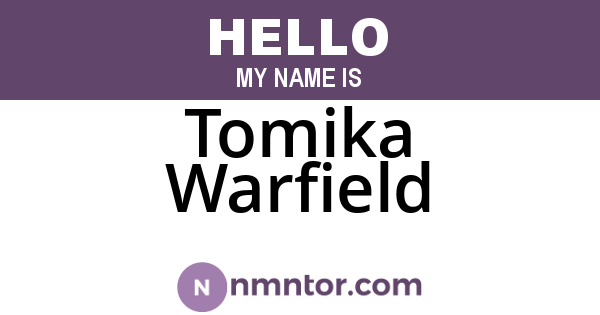 Tomika Warfield