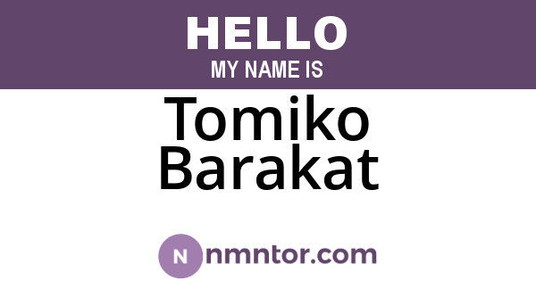 Tomiko Barakat