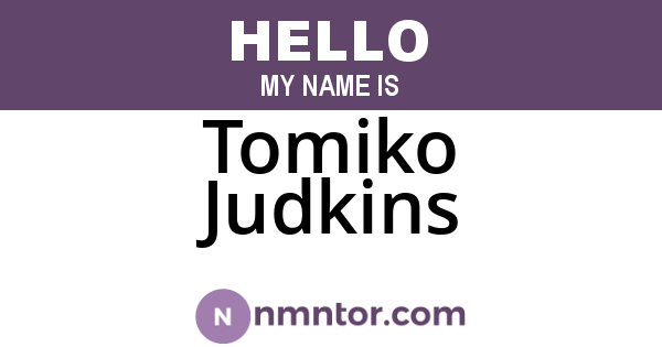 Tomiko Judkins