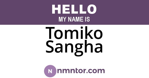 Tomiko Sangha