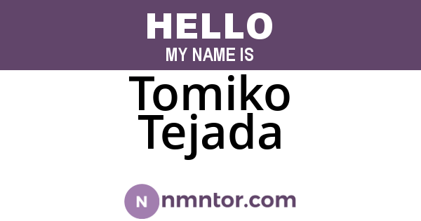 Tomiko Tejada