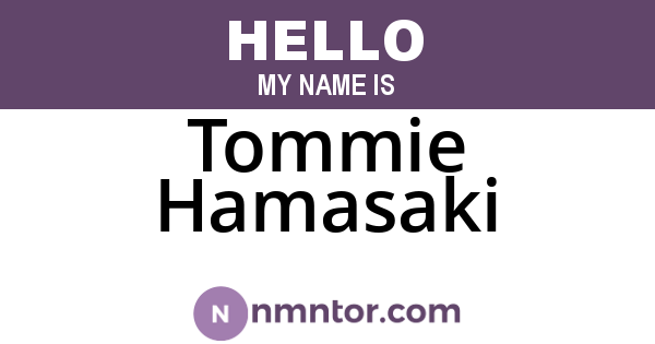 Tommie Hamasaki