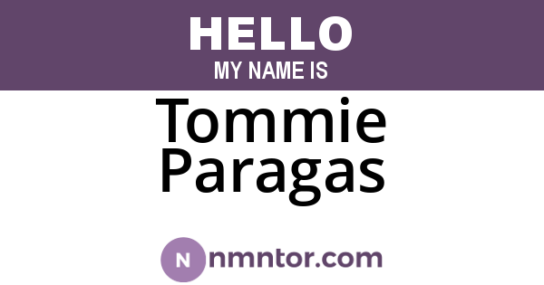Tommie Paragas