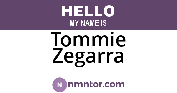 Tommie Zegarra