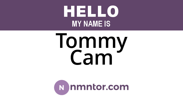 Tommy Cam