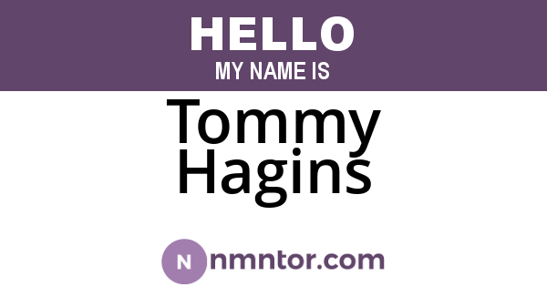 Tommy Hagins