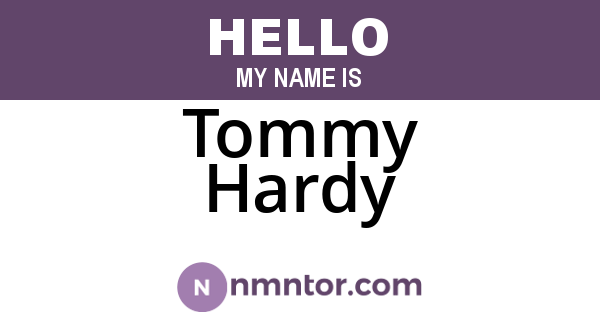 Tommy Hardy
