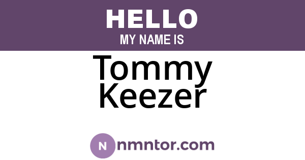 Tommy Keezer