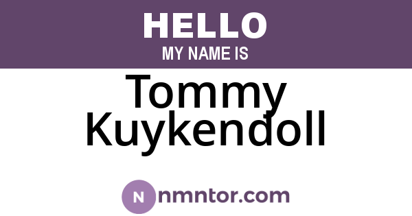 Tommy Kuykendoll