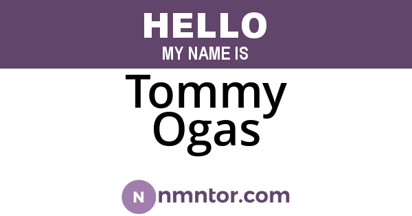 Tommy Ogas