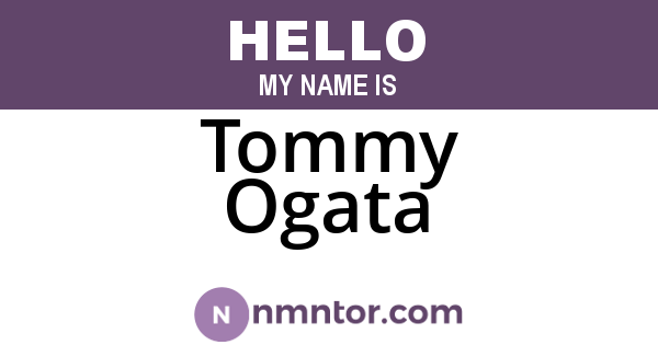 Tommy Ogata