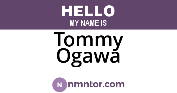 Tommy Ogawa