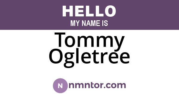 Tommy Ogletree
