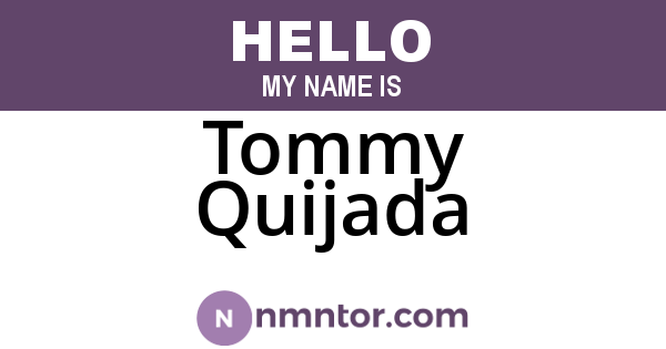 Tommy Quijada
