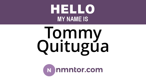 Tommy Quitugua