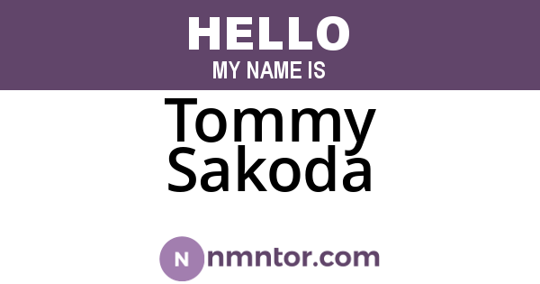 Tommy Sakoda