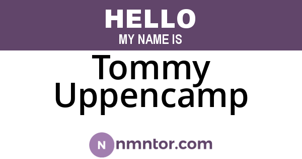 Tommy Uppencamp