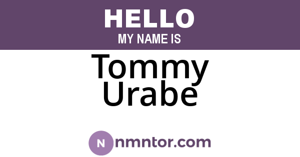 Tommy Urabe