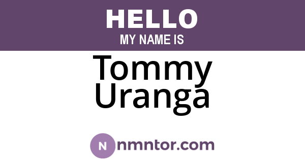 Tommy Uranga