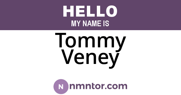 Tommy Veney