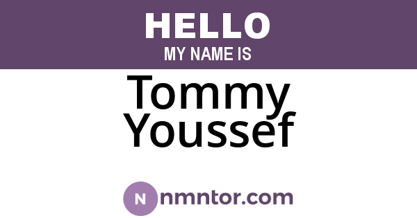Tommy Youssef