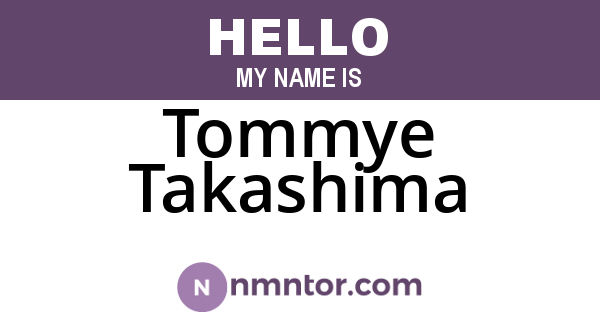 Tommye Takashima
