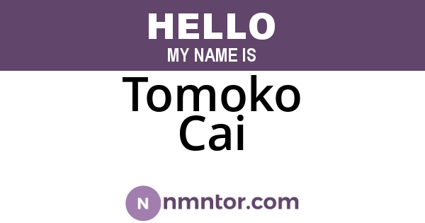 Tomoko Cai