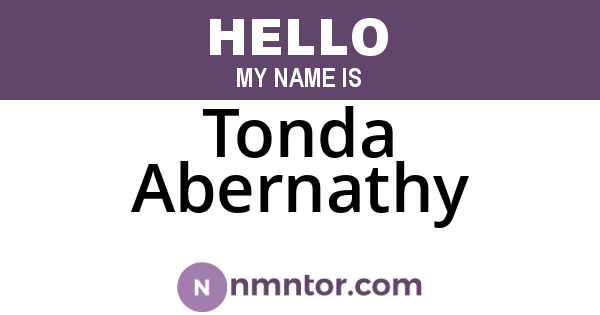 Tonda Abernathy
