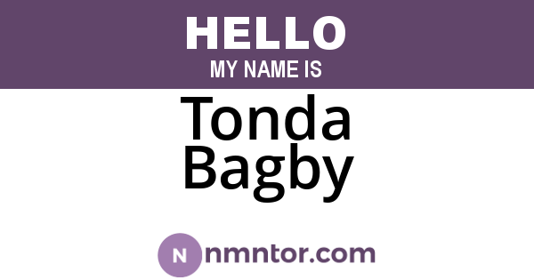 Tonda Bagby