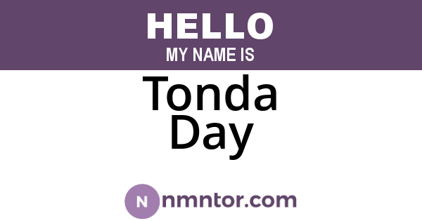 Tonda Day