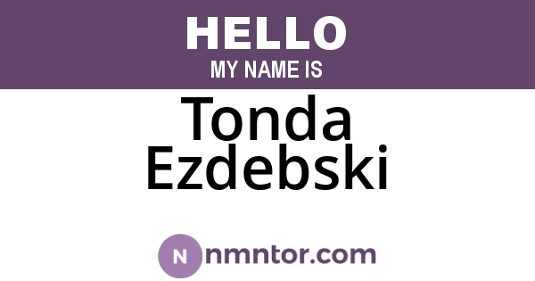 Tonda Ezdebski