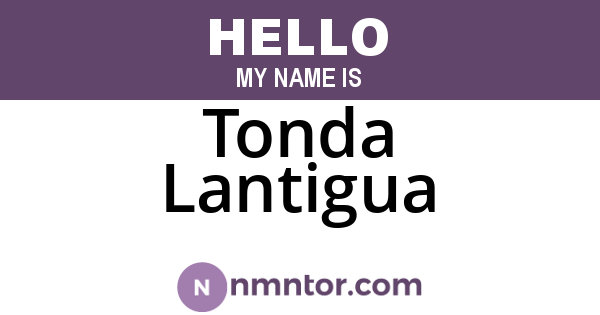 Tonda Lantigua