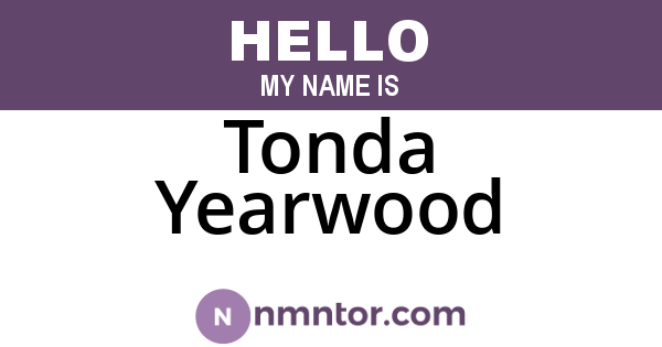 Tonda Yearwood
