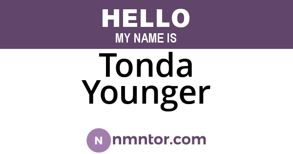 Tonda Younger
