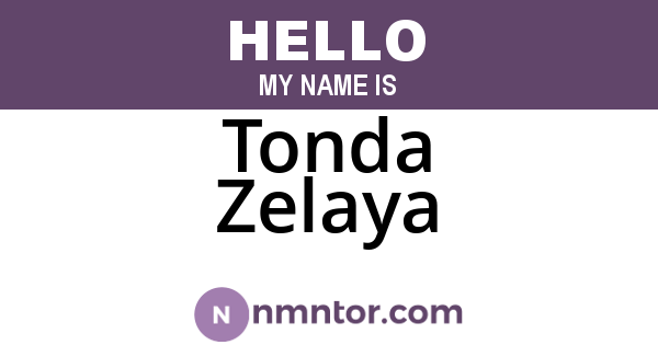 Tonda Zelaya