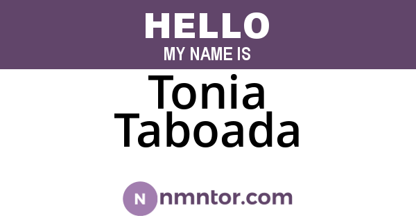 Tonia Taboada