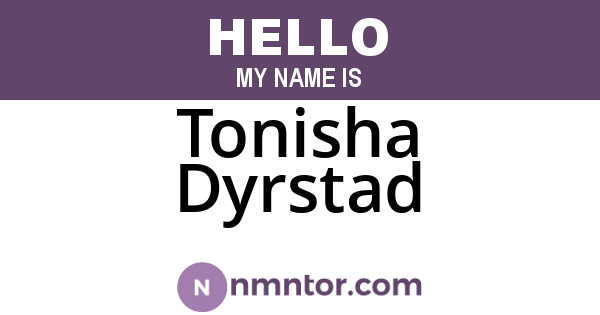 Tonisha Dyrstad