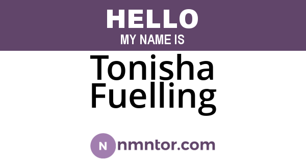 Tonisha Fuelling
