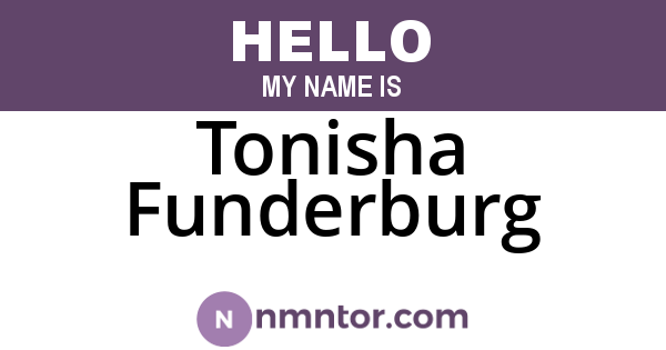 Tonisha Funderburg